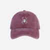 Spider Embroidered Washed Cotton Baseball Cap Adjustable Dad Hat for Men Women