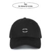 Minimalist Embroidered Cotton Baseball Cap Adjustable Dad Hat for Men Women