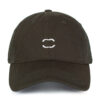 Minimalist Embroidered Cotton Baseball Cap Adjustable Dad Hat for Men Women