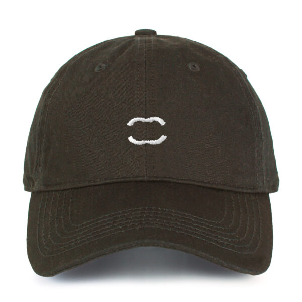 Minimalist Embroidered Cotton Baseball Cap Adjustable Dad Hat for Men Women