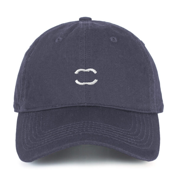 Minimalist Embroidered Cotton Baseball Cap Adjustable Dad Hat for Men Women