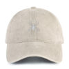 Spider Embroidered Washed Cotton Baseball Cap Adjustable Dad Hat for Men Women