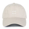 Minimalist Embroidered Cotton Baseball Cap Adjustable Dad Hat for Men Women