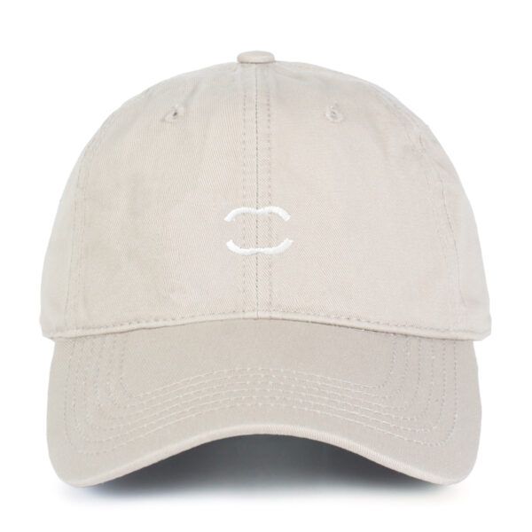 Minimalist Embroidered Cotton Baseball Cap Adjustable Dad Hat for Men Women