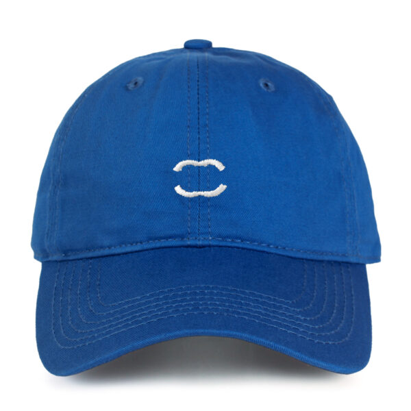 Minimalist Embroidered Cotton Baseball Cap Adjustable Dad Hat for Men Women