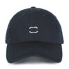 Minimalist Embroidered Cotton Baseball Cap Adjustable Dad Hat for Men Women