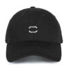 Minimalist Embroidered Cotton Baseball Cap Adjustable Dad Hat for Men Women